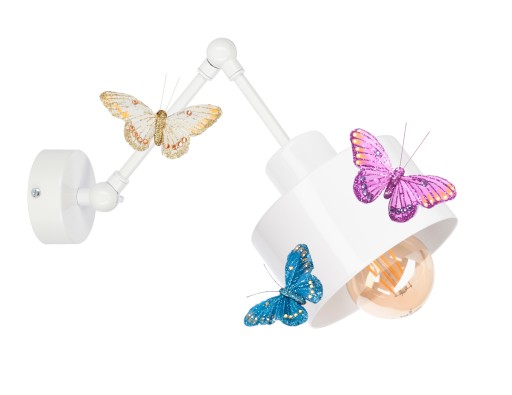 Настінний світильник lampLightDark led метелик