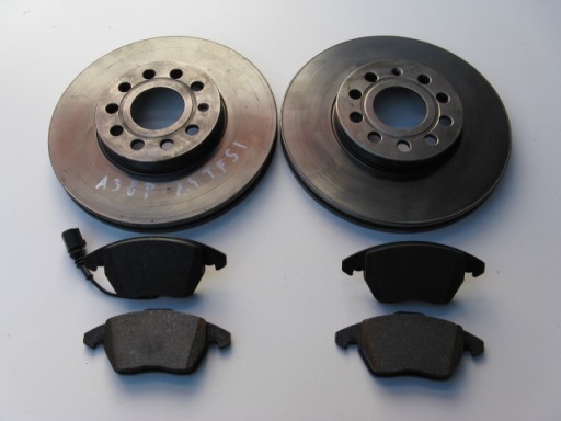 discs+plates AUDI A3 8P 1.4 TFS 288MM