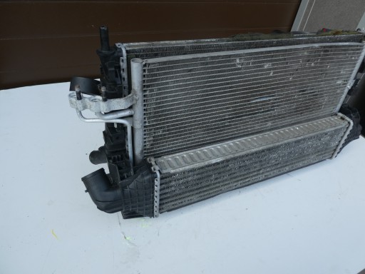 FORD C MAX MK1 Kühler KOMPLET Gurten