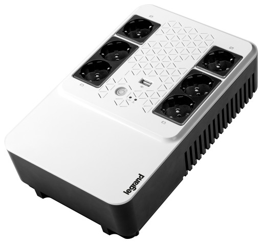 Ибп legrand keor multiplug 600 ва 360 вт 6xschuko + usb 310081