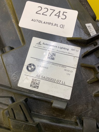 light right BMW X3 G01 X4 G02 Lift Full Led 5A29202-07