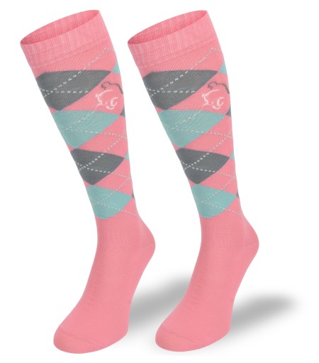 Шкарпетки для верхової їзди Comodo SPDJC р. 35-38 рожеві