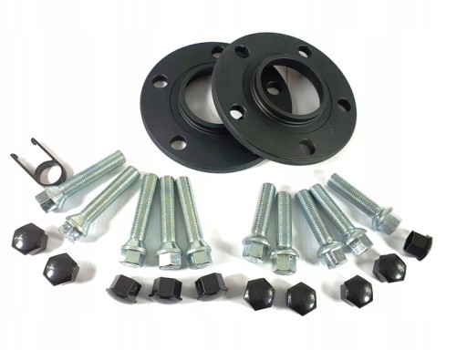 Прокладки черные BMW F20 F21 F22 25 мм 5x120 + болты