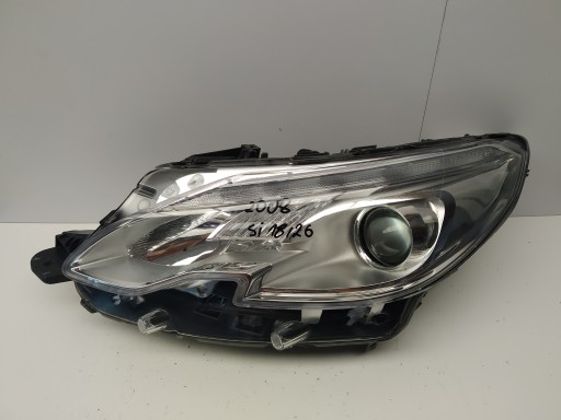 2013r + Peugeot 2008 reflektor far prednji dio lijevi leća 9815405780