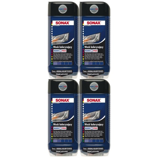 SONAX КРАСОЧНЫЙ ВОСК NANOPRO СИНИЙ 500МЛ
