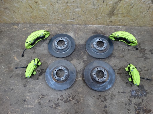 IDEALNE calipers discs KPL. PORSCHE CAYENNE 9Y HYBRYDA 1