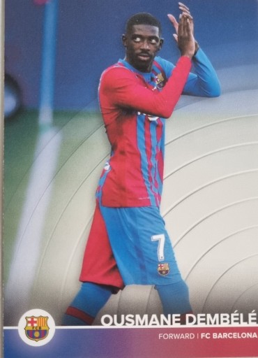 FC Barcelona - Topps 2021/2022 - OUSMANE DEMBELE • Cena, Opinie