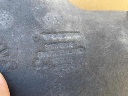 Couverture tablier moteur Moteur VOLVO XC60 XC90 Original IDEAL 31378306