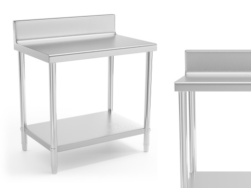 Рабочий стол 90X60 полка RANT нержавеющая сталь