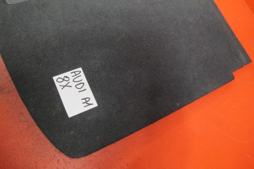 AUDI A1 8X 1 and Sportback 5D floor mats boot rear part 8X0861475A
