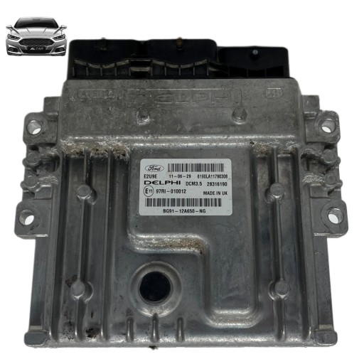 Контроллер двигателя 2.0 tdci euro 5 mondeo mk4, s-max mk1 bg91-12a650-ng
