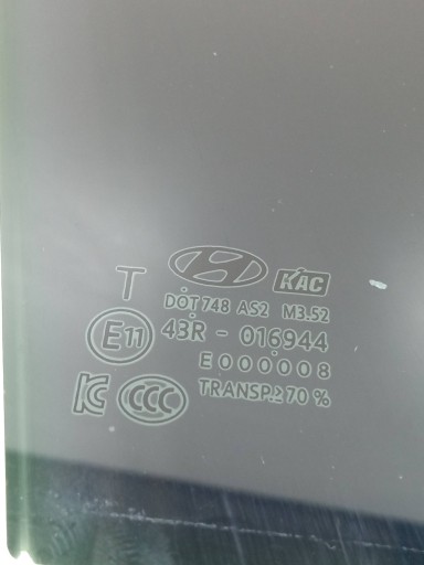 window door 43R016944 Hyundai Veloster II (2018-2022)