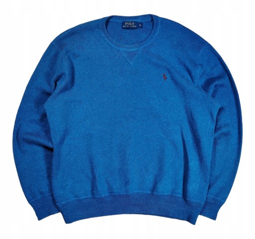 Bavlnený sveter RALPH LAUREN Pánsky Modrý S
