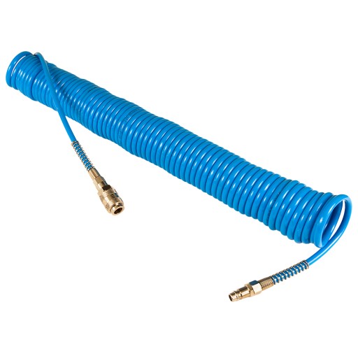 ШЛАНГ СПІРАЛЬНИЙ PU 12 X 8 MM ARMED 15M