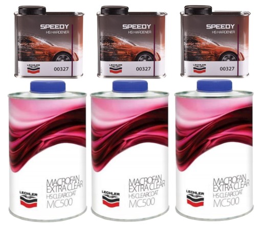 ЛАК LECHLER MC500 HS 3L + UTW. 1,5 Л SPEEDY 00327