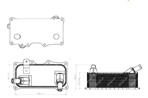 31318/NRF - NRF МАСЛООХОЛОДЖУВАЧ PORSCHE CAYENNE 4.8 06-
