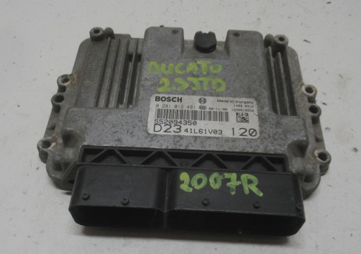 FIAT DUCATO 2.3 JTD 07R computer control unit of the engine 552094350