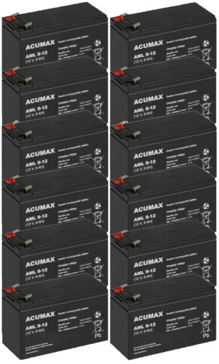 Tbc49 батареї набір батарей для ups apc eaton powerwalker 12x aml 9-12