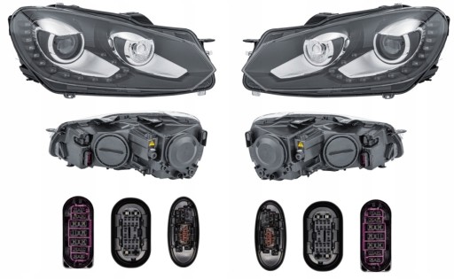 SS9518092H 9518102H - ФАРА VW GOLF VI 08- HELLA XENON L+R