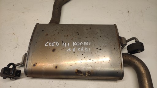 KIA CEED III KOMBI muffler, exhaust KONCOWY 1.6 CRDI 17-21