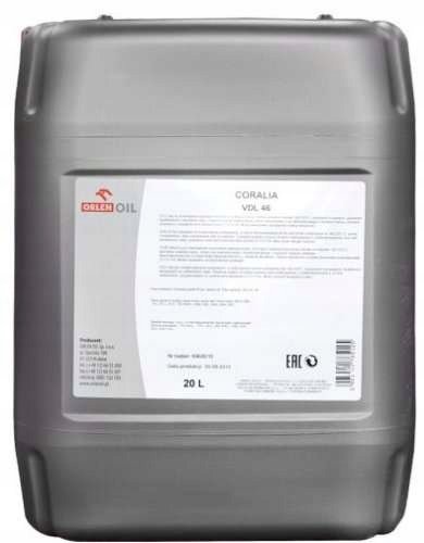 ORLEN OIL CORALIA VDL 46 20л. КОМПРЕСОРНЕ МАСЛО ПО