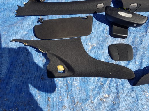 MERCEDES CL W216 C216 nero CIELO INTERNO SUFIT KOMPLET