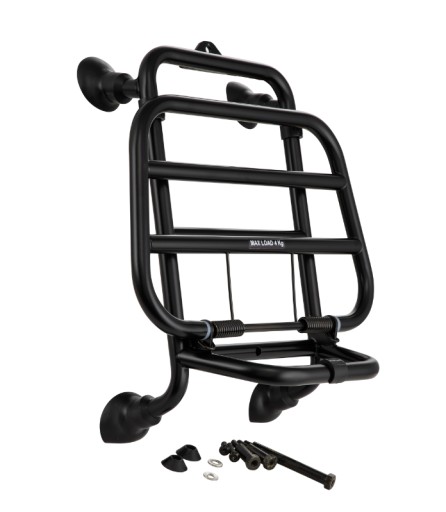 Передний багажник VESPA для GTS с 2019 года, черный