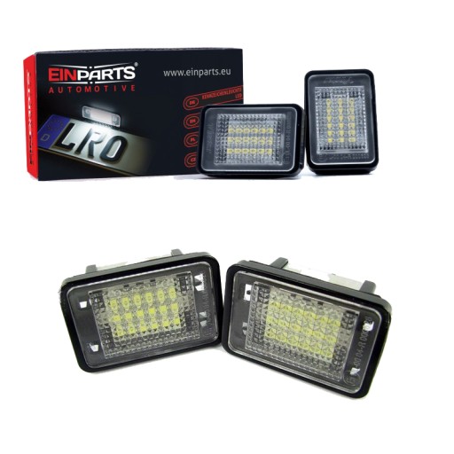 EP20 - Светодиодные лампы номерного знака MERCEDES GLK X204 2007 - > 6000K белый