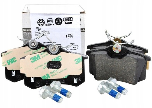 1J0698451S - Оригинальные ASO колодки задние AUDI A4 B5 B6 B7 A6 C5