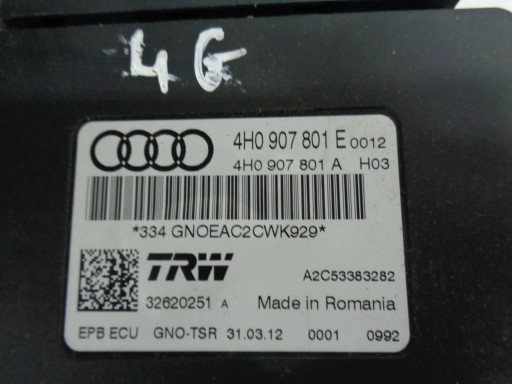AUDI A6 C7 A7 module electric brake