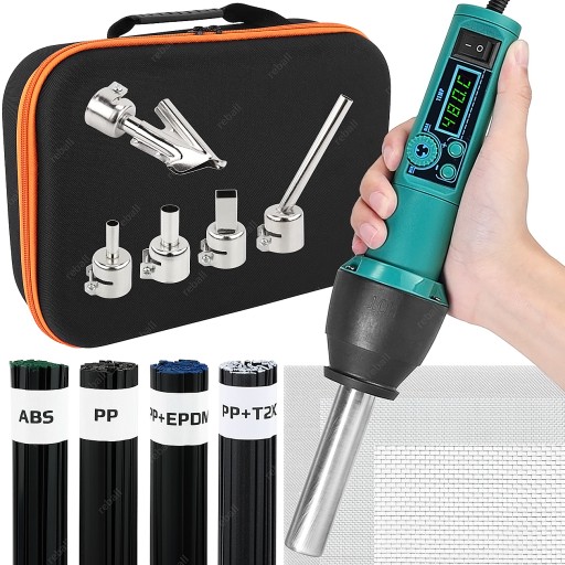 НАБОР В КОРПУСЕ АППАРАТА ДЛЯ СВАРКИ ПЛАСТИКА 700ВТ XL - СВЯЗУЮЩИЙ АБС ПП EPDM СЕТОЧНЫЕ НАСАДКИ