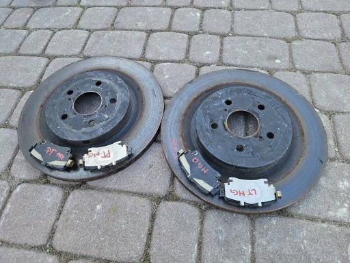 kotuče záď zadní plotýnky nové komplet brzdové Toyota Highlander XU70