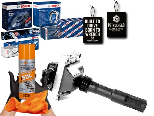 BOS0 221 - Котушка запалювання alfa 156 164 bosch #petrolhead pro+ kit4