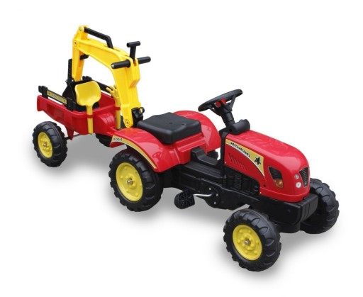 Дитячий трактор Імпорт SUPER-TOYS Червоний