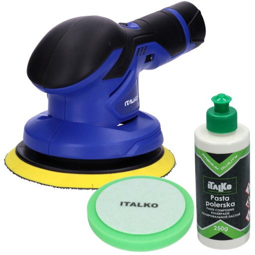 12V БЕСПРОВОДНОЙ ПОЛИРОВЩИК КОМПЛЕКТ + ГУБКА + ПАСТА