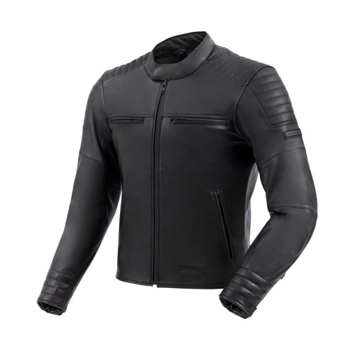 REBELHORN HUNTER II ЧОРНА ШКІРЯНА КУРТКА 5XL