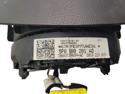 airbag airbag driver´s SEAT LEON II LIFT (2009-2012) ALTEA 5P0880201AD