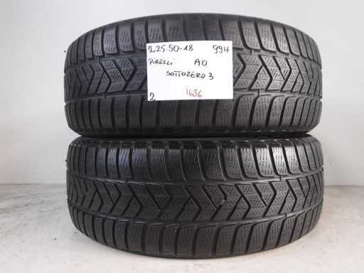 ЗИМОВІ ШИНИ 225/50/18 95H PIRELLI SOTTOZERO 3 RSC