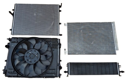 A0995003801 A0095004102 - Mercedes w254 w206 w214 w223 комплект вентилятора радиатора a2239060900