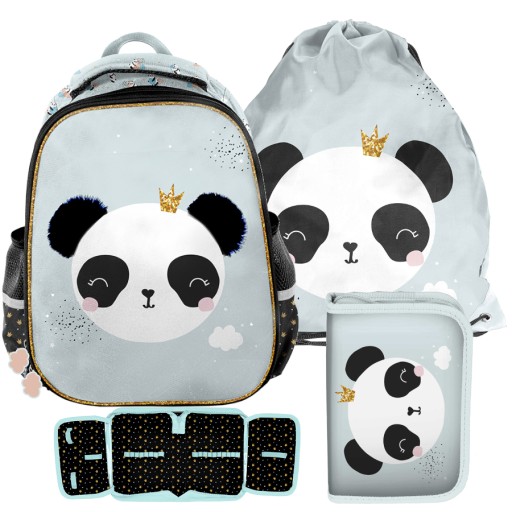 Рюкзак шкільний багатокамерний Paso PP23PQ-565 Panda 16 л