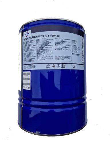 FUCHS TITAN CARGO FLEX K-4 МАСЛО 10W-40 20л
