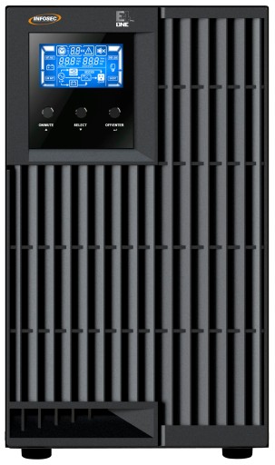 Джерело безперебійного живлення ups infosec e4 pro one 3000, 3000va, 3000w, 2x fr schuko