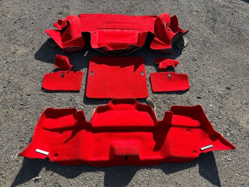 mats floor carpet boot komplet Chevrolet Corvette C5 1997
