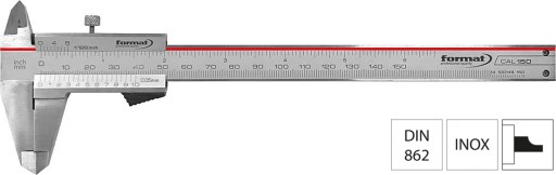 Супорт 150 мм INOX з установочним гвинтом FORMAT