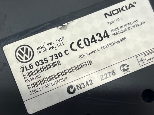 control unit module BLUETOOTH VW TOUAREG and 7L 7L6035730C