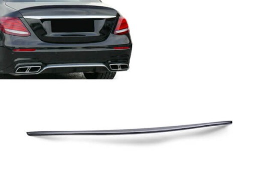00CTSPMW2131 - Спойлер Mercedes E Class W213 AMG Элерон черный половина