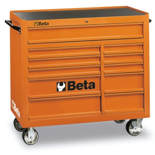 Тележка для инструментов с 11 ящиками Beta C38 Orange