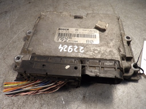 Fiat Stilo computer control unit 0281010738 73501236 28SA5661