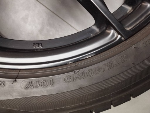 BMW 7 G11 G12 2016 discs aluminium R19 275/40 BRIDGESTONE