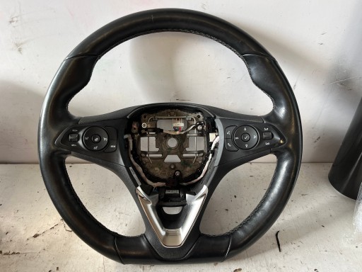 OPEL CORSA F steering wheel, POGRZEWANA SKORZANA MULTIFUNKCJA